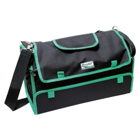 Bolsa de herramientas con barra de agarre transversal