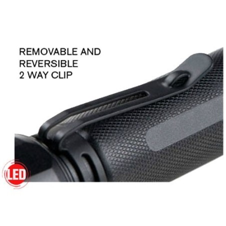 Clip metálico orientable