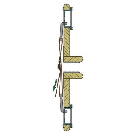 Correa para unir flight cases