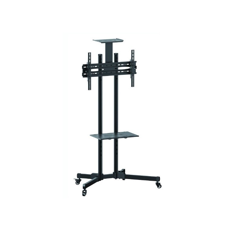 Soporte MOVIL Y MULTIFUNCIONAL PARA TV CON ESTANTE PARA CAMARA