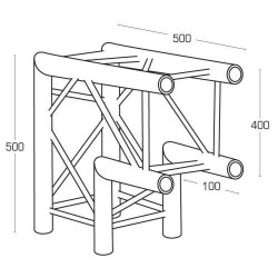 Ángulo de unión a 90º